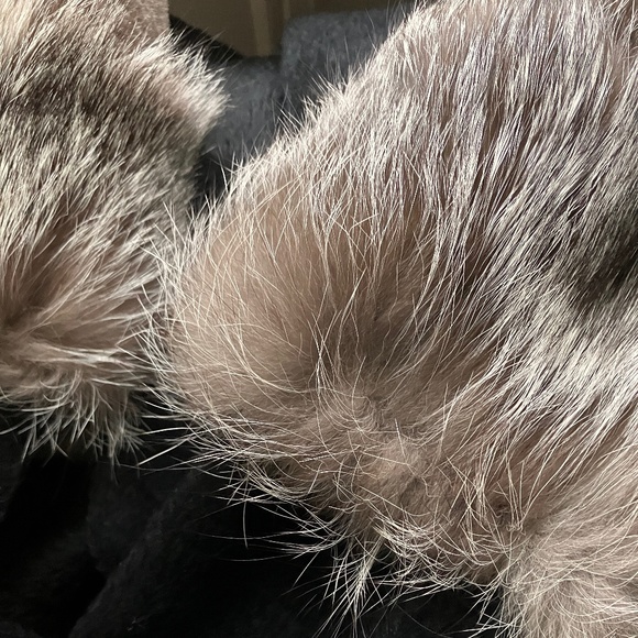 MAX MARA Alpaca and Fox Fur Coat - Picture 6 of 16